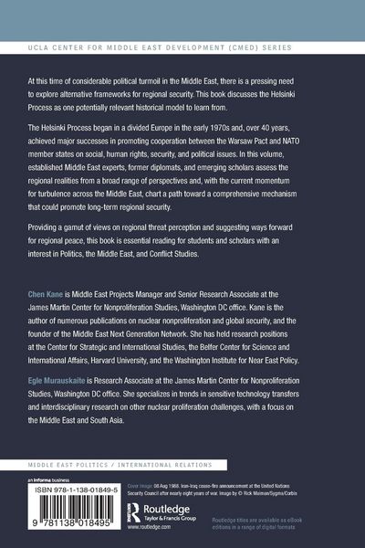 Produktbild: Regional Security Dialogue in the Middle East