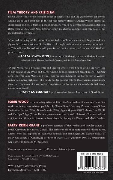 Produktbild: Robin Wood on the Horror Film