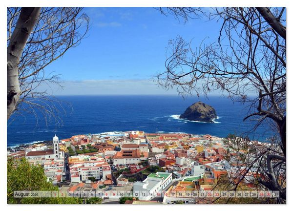 Produktbild: Teneriffa - Insel der Gl&uuml;ckseligen (hochwertiger Premium Wandkalender 2026 DIN A2 quer), Kunstdruck in Hochglanz