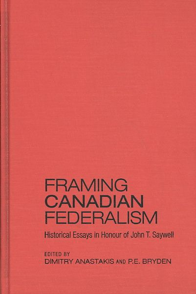 Produktbild: Framing Canadian Federalism