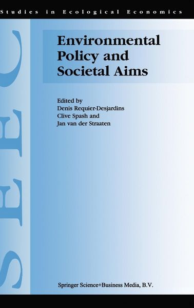 Produktbild: Environmental Policy and Societal Aims