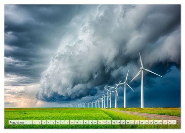 Produktbild: Windtr&auml;ume (Wandkalender 2026 DIN A2 quer), CALVENDO Monatskalender