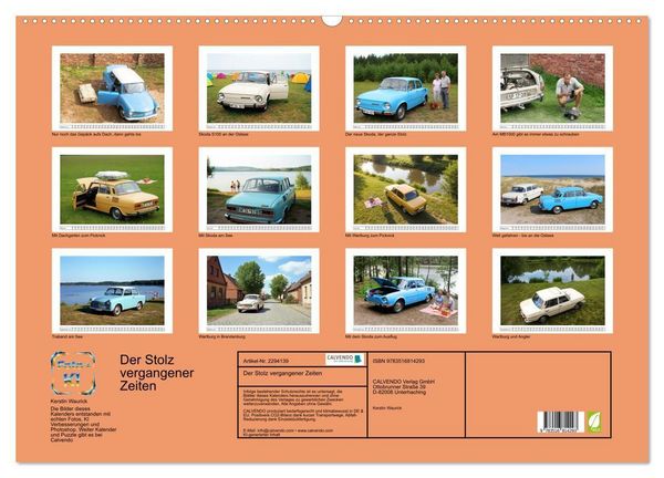 Produktbild: Der Stolz vergangener Zeiten (Wandkalender 2027 DIN A2 quer), CALVENDO Monatskalender