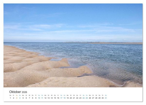 Produktbild: Amrum: Natur und Freiheit (hochwertiger Premium Wandkalender 2026 DIN A2 quer), Kunstdruck in Hochglanz
