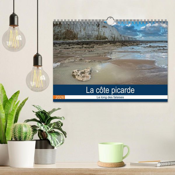 Produktbild: La c&ocirc;te picarde Le long des falaises (Calendrier mural 2026 DIN A4 vertical), CALVENDO calendrier mensuel