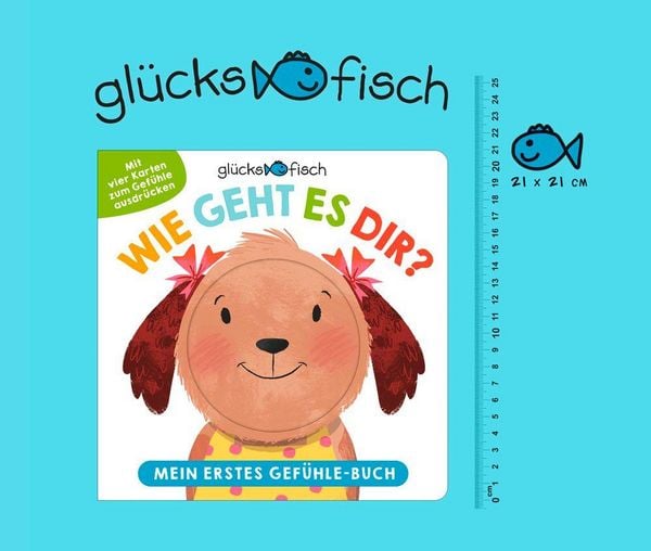 Produktbild: Gl&uuml;cksfisch: Wie geht es dir? Mein erstes Gef&uuml;hle-Buch