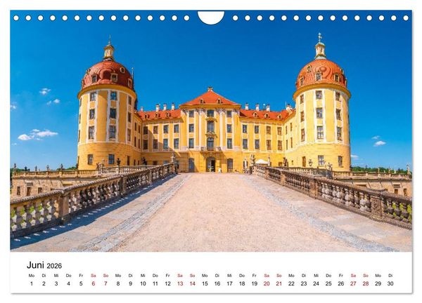 Produktbild: Dresden, Pure Eleganz an der Elbe (Wandkalender 2026 DIN A4 quer), CALVENDO Monatskalender