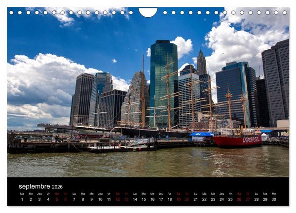 Produktbild: Balade New-Yorkaise, Manhattan (Calendrier mural 2026 DIN A4 vertical), CALVENDO calendrier mensuel