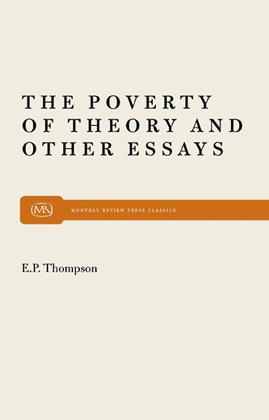 Produktbild: Poverty of Theory