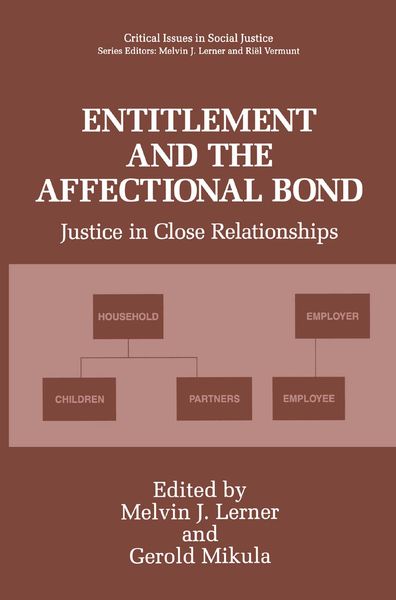 Produktbild: Entitlement and the Affectional Bond