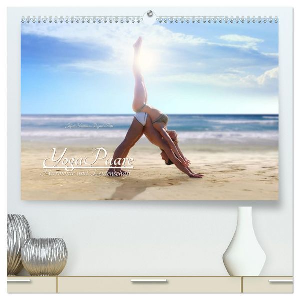 Produktbild: YogaPaare (hochwertiger Premium Wandkalender 2026 DIN A2 quer), Kunstdruck in Hochglanz