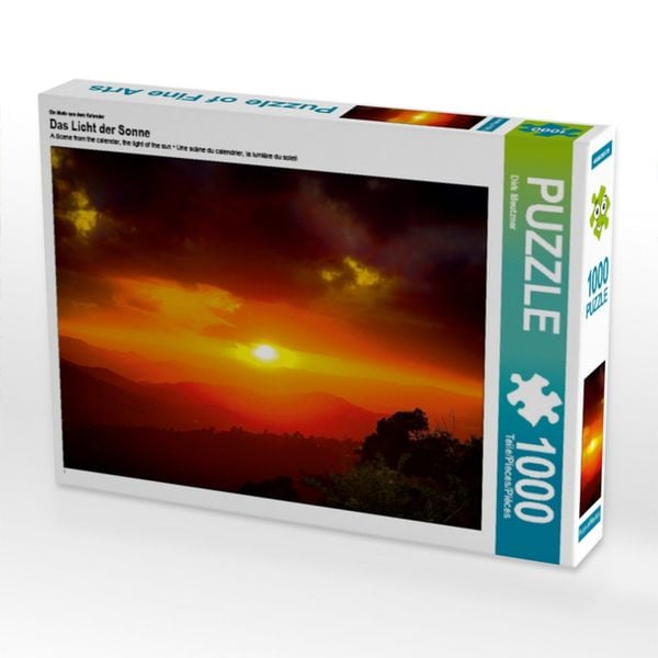 Produktbild: CALVENDO Puzzle Ein Motiv aus dem Kalender Das Licht der Sonne | 1000 Teile Lege-Gr&ouml;&szlig;e 64x48cm Foto-Puzzle f&uuml;r gl&uuml;ckliche Stunden