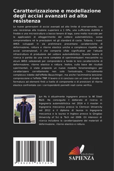 Produktbild: Caratterizzazione e modellazione degli acciai avanzati ad alta resistenza