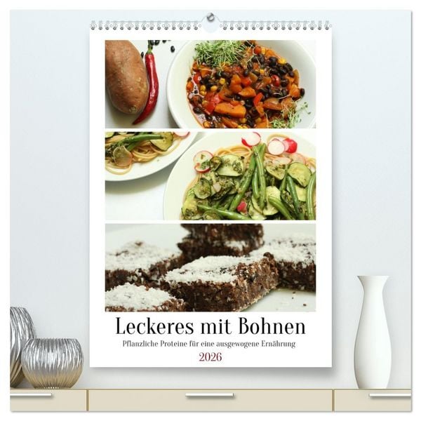 Produktbild: Leckeres mit Bohnen (hochwertiger Premium Wandkalender 2026 DIN A2 hoch), Kunstdruck in Hochglanz
