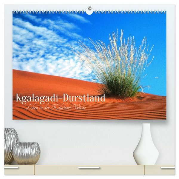 Produktbild: Kgalagadi-Durstland (hochwertiger Premium Wandkalender 2026 DIN A2 quer), Kunstdruck in Hochglanz