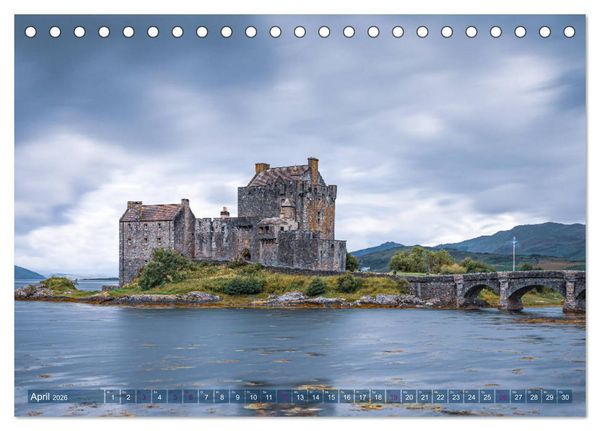 Produktbild: Von den Highlands zu den Hebriden (Tischkalender 2026 DIN A5 quer), CALVENDO Monatskalender