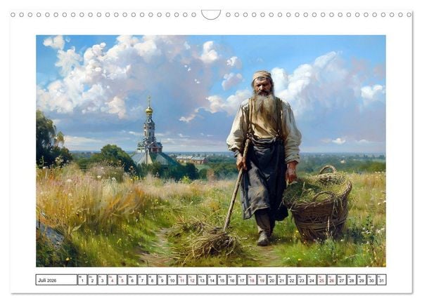 Produktbild: Reise mit der ostslawischen Seele (Wandkalender 2026 DIN A3 quer), CALVENDO Monatskalender