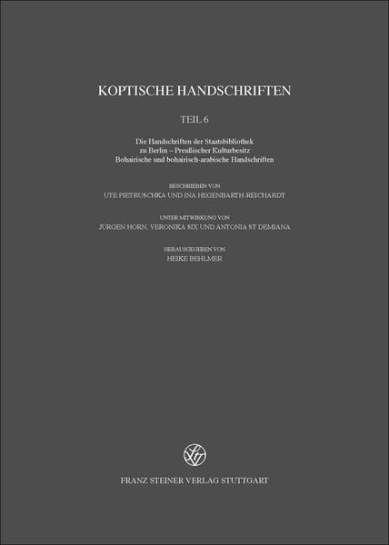 Produktbild: Koptische Handschriften