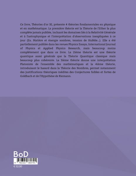 Produktbild: Th&eacute;ories d'or XI