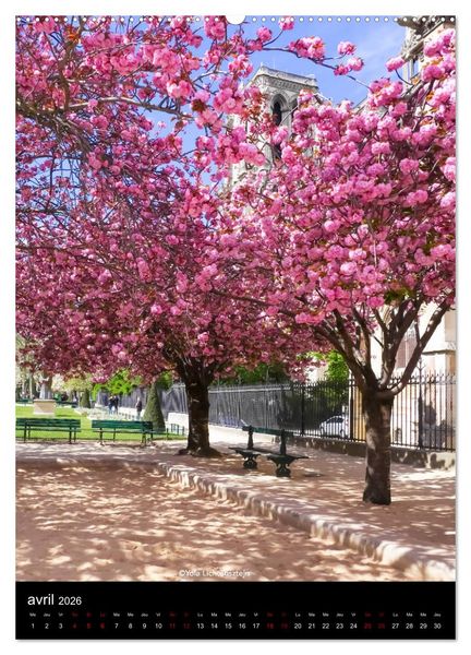 Produktbild: Paris, ce suppl&eacute;ment d'&acirc;me (Calendrier mural 2026 DIN A2 horizontal) calendrier de bureau