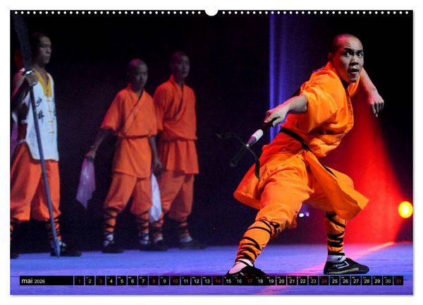 Produktbild: Kung Fu du Mont Song (Calendrier mural 2026 DIN A2 vertical) calendrier de bureau