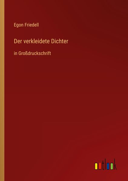 Produktbild: Der verkleidete Dichter