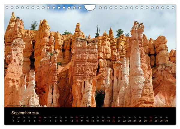 Produktbild: USA Der S&uuml;dwesten - Einzigartige Monumente (Wandkalender 2026 DIN A4 quer), CALVENDO Monatskalender