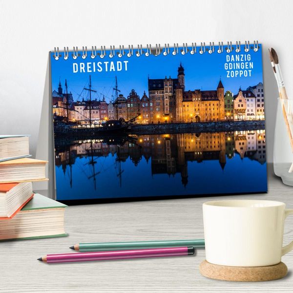 Produktbild: Dreistadt - Danzig, Gdingen, Zoppot (Tischkalender 2027 DIN A5 quer), CALVENDO Monatskalender