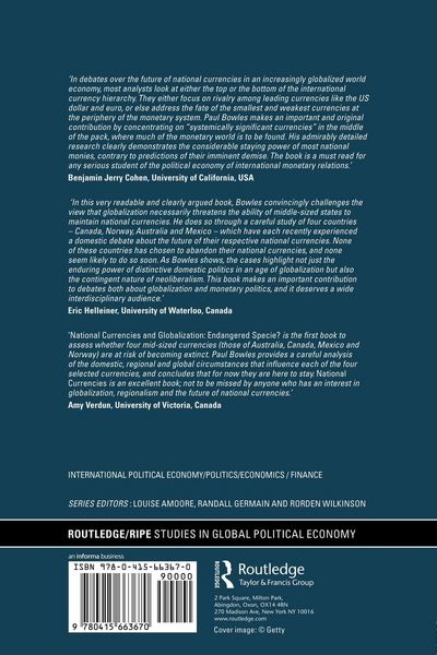 Produktbild: National Currencies and Globalization