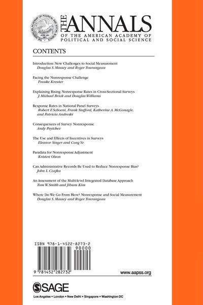 Produktbild: The Nonresponse Challenge to Surveys and Statistics