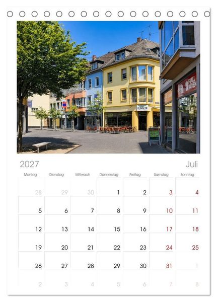 Produktbild: Tischplaner 2027 - Bingen - Idylle am Rhein (A5 Tischkalender zum Aufstellen) CALVENDO
