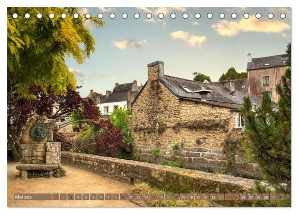 Produktbild: Pont-Aven Bretagne (Tischkalender 2026 DIN A5 quer), CALVENDO Monatskalender