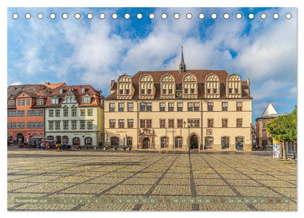 Produktbild: Domstadt Naumburg, eine der sch&ouml;nsten St&auml;dte Mitteldeutschlands (Tischkalender 2026 DIN A5 quer), CALVENDO Monatskalender