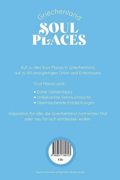 Produktbild: Soul Places Griechenland &ndash; Die Seele Griechenlands sp&uuml;ren