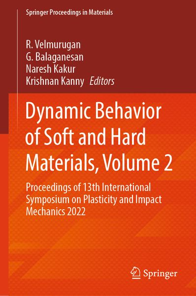 Produktbild: Dynamic Behavior of Soft and Hard Materials, Volume 2