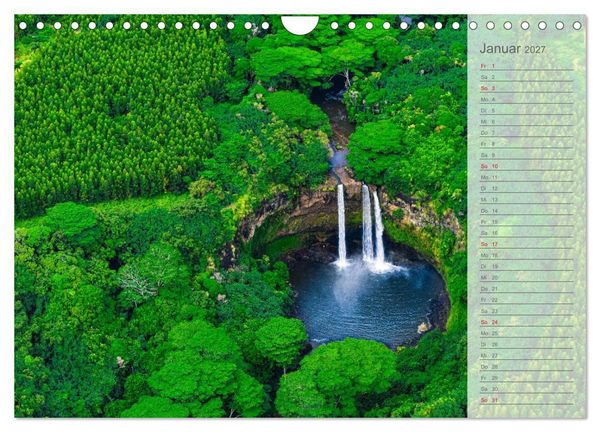 Produktbild: Malerisches Hawaii (Wandkalender 2027 DIN A4 quer), CALVENDO Monatskalender