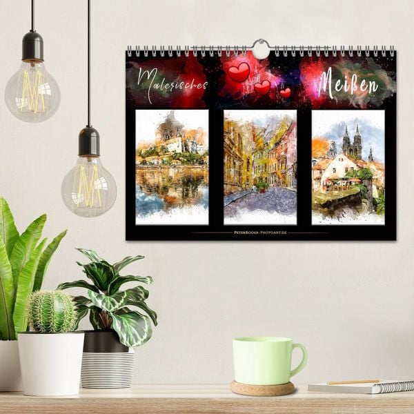 Produktbild: Malerisches Mei&szlig;en (Wandkalender 2026 DIN A4 quer), CALVENDO Monatskalender