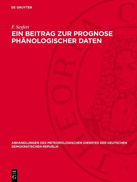 Produktbild: Ein Beitrag zur Prognose ph&auml;nologischer Daten