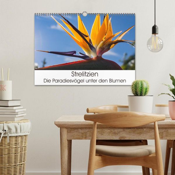 Produktbild: Strelitzien - die Paradiesv&ouml;gel unter den Blumen (Wandkalender 2026 DIN A3 quer), CALVENDO Monatskalender