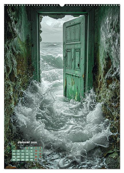 Produktbild: Surrealismus (hochwertiger Premium Wandkalender 2026 DIN A2 hoch), Kunstdruck in Hochglanz