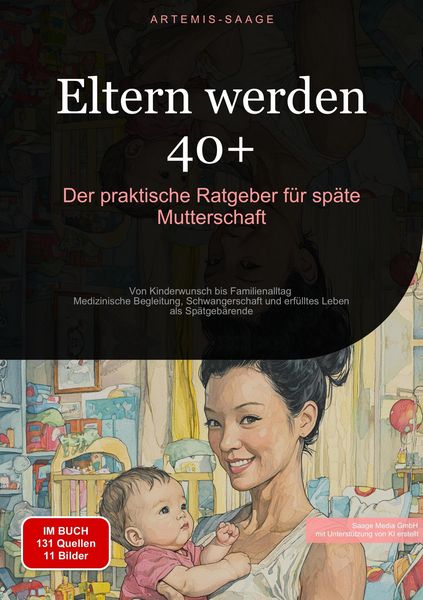 Produktbild: Eltern werden 40+: Der praktische Ratgeber f&uuml;r sp&auml;te Mutterschaft