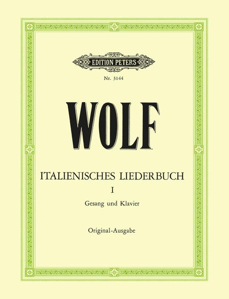 Produktbild: Wolf, H: Italian Lyrics -- 46 Songs