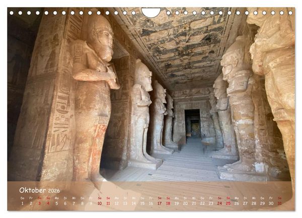 Produktbild: Zwischen Luxor und Abu Simbel - Eine Reise durch die Dynastien (Wandkalender 2026 DIN A4 quer), CALVENDO Monatskalender