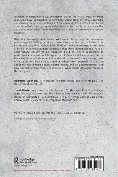 Produktbild: Histories of Performance Documentation