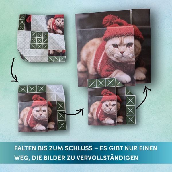 Produktbild: Foldology &ndash; Der Origami-R&auml;tsel-Adventskalender