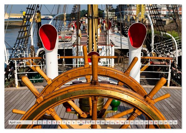 Produktbild: Letztes deutsches Vollschiff DAS SCHULSCHIFF DEUTSCHLAND (Wandkalender 2026 DIN A3 quer), CALVENDO Monatskalender