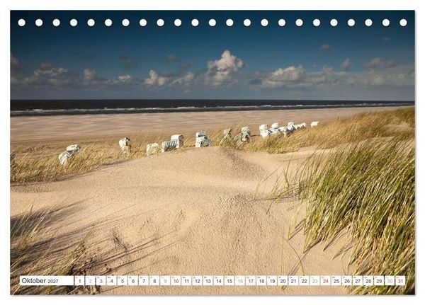 Produktbild: Meerblick - die Nordsee (Tischkalender 2027 DIN A5 quer), CALVENDO Monatskalender