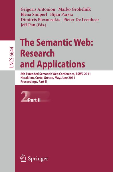 Produktbild: The Semantic Web: Research and Applications