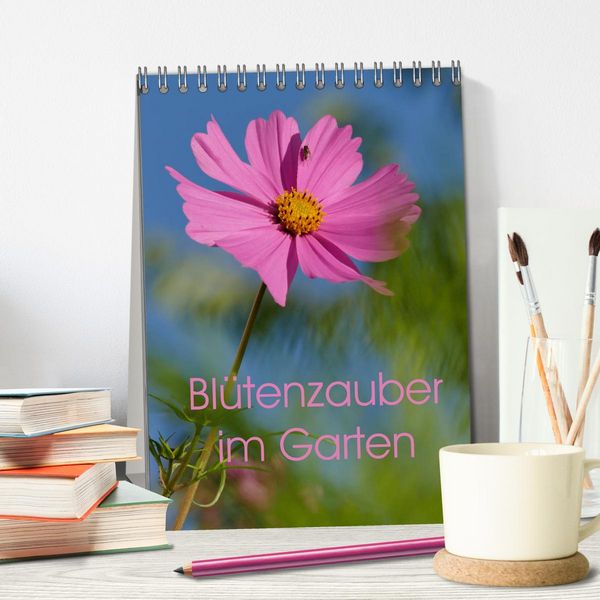Produktbild: Bl&uuml;tenzauber im Garten (Tischkalender 2026 DIN A5 hoch), CALVENDO Monatskalender