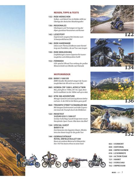 Produktbild: RIDE - Motorrad unterwegs, No. 11